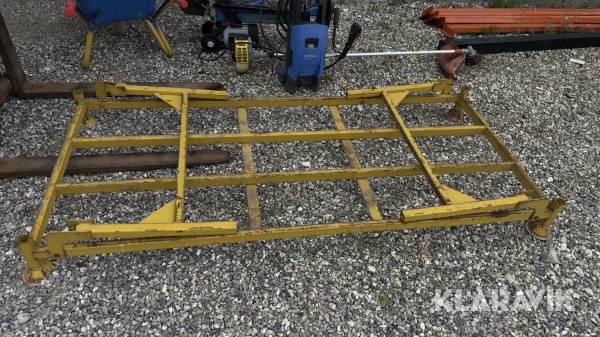 Dækreoler jernstativer stabelbare og foldbare 2 styk