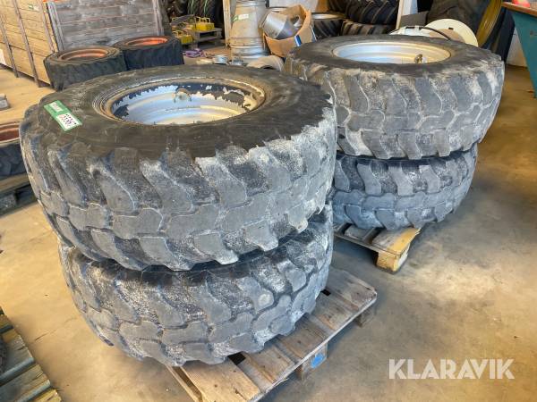 Entreprenør dæk Dunlop 405/70R20 4 styk