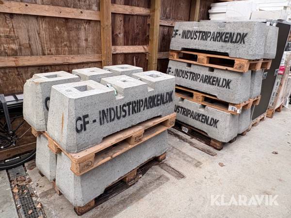 Betonklodser - 10 styk