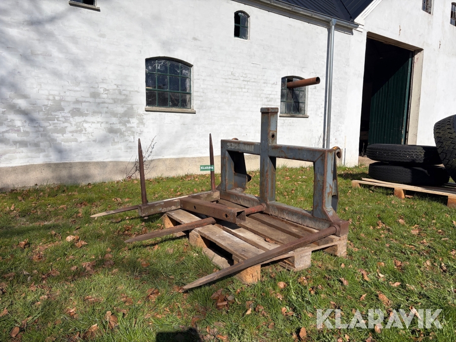 Halmspyd 3 tænder + 2 top tænder