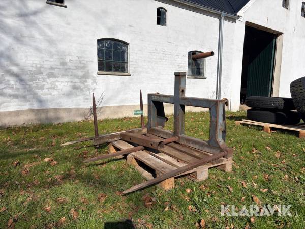 Halmspyd 3 tænder + 2 top tænder