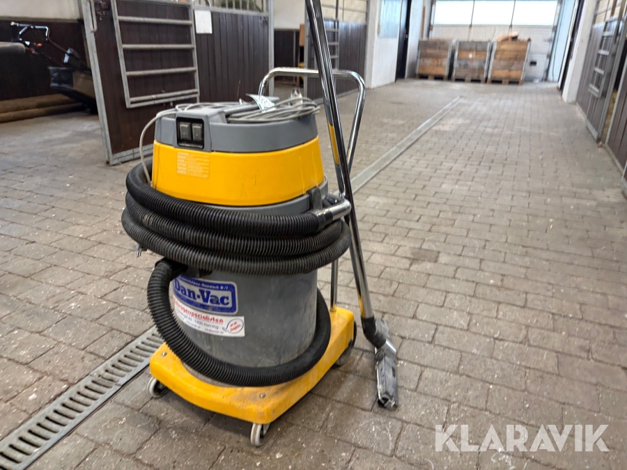 Industristøvsuger Dan-vac As59 våd og tør