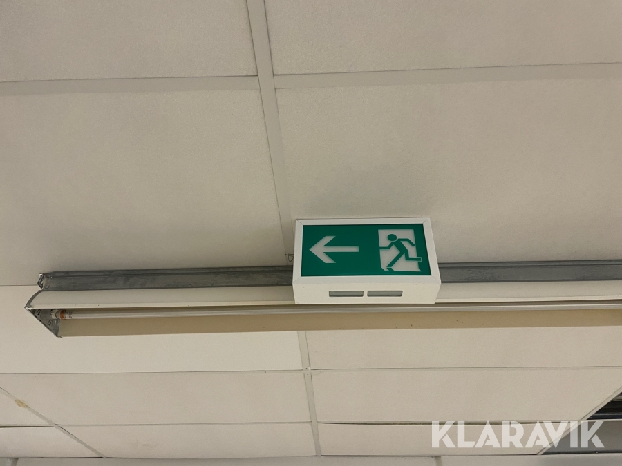 5 Stk nødudgang lys skilte