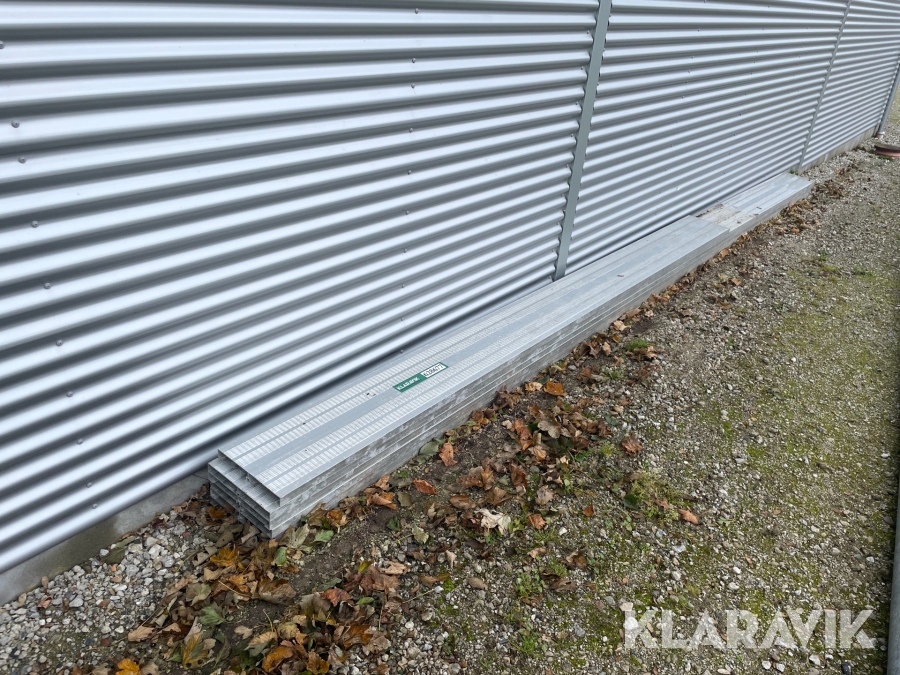 Aluminiums gulv 6 plader