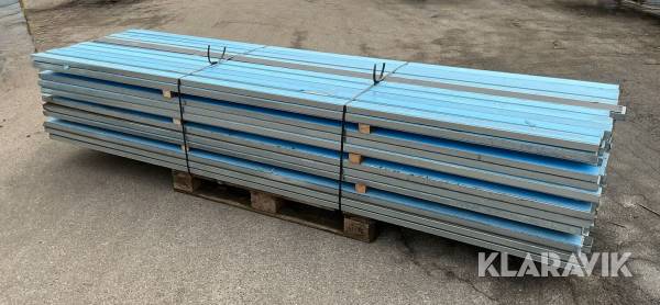 Top- og bundskinne Triplan 220 Styk med 4 mm polyethendug 3000 mm