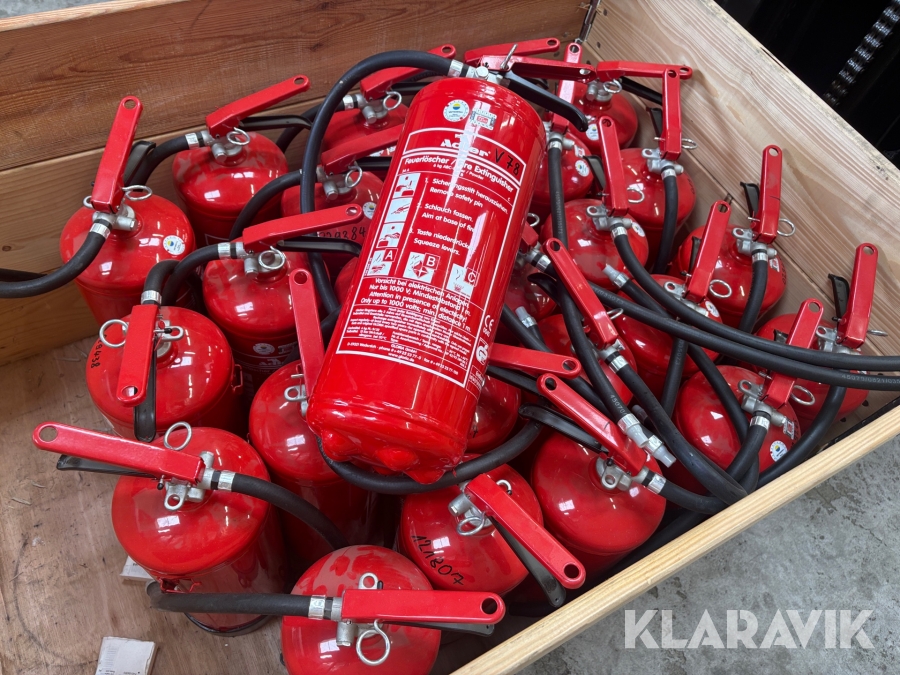 Brandslukkere Adler 6 kg. - 26 styks