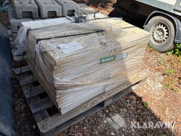 Murkroner natursten - 60 styk