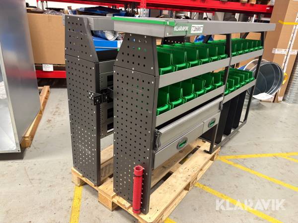 Inventar til kassebil System Edström - to dele