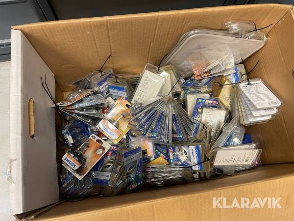 Kasse med Forlygte pærer Philips