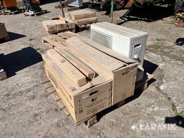 Varmepumpe 2 inderdele og 1 yderdel