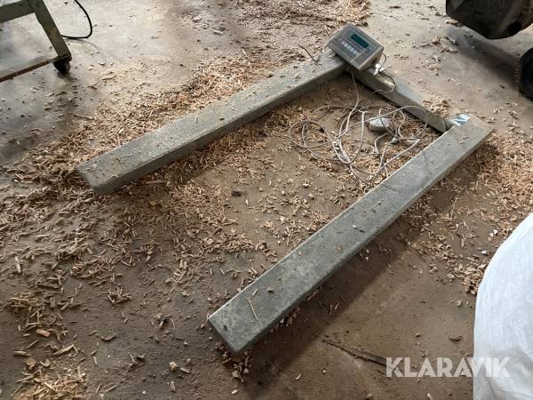 Pallevægt Low profile pallet weight - 2000kg