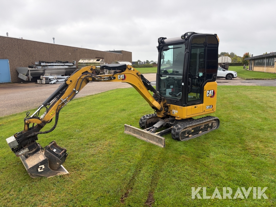 Gravemaskine Cat 301.8 med rotortilt