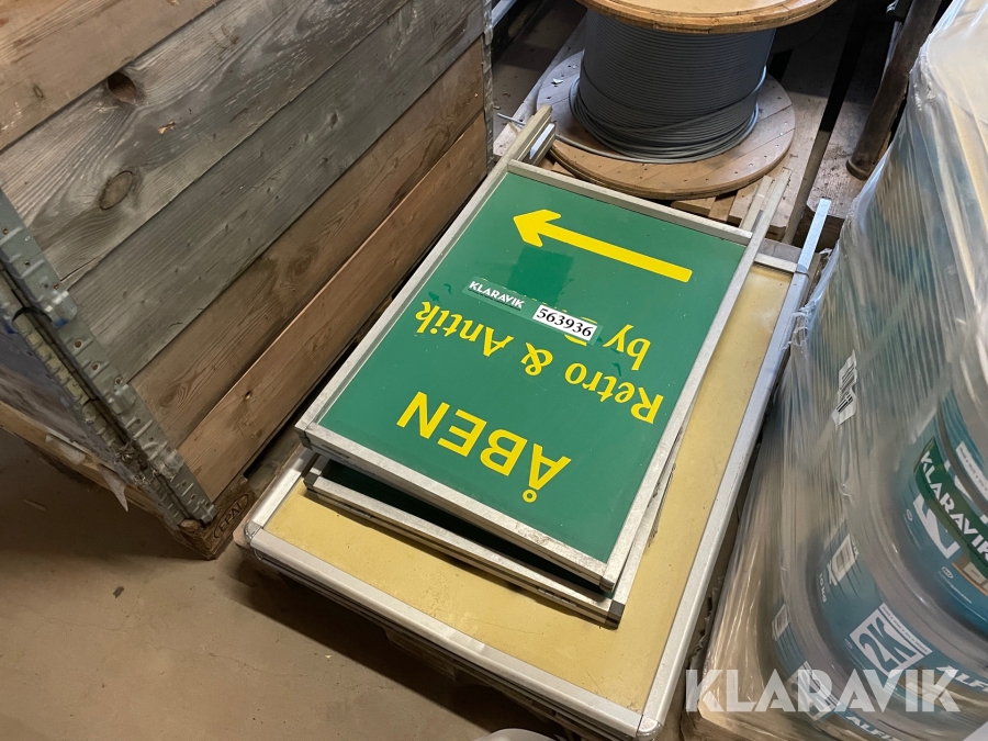 3 stk. reklame / butik skilte