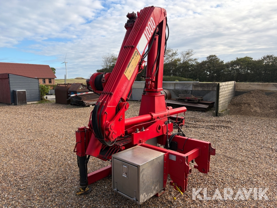 Kran HMF 1000K2 med spil