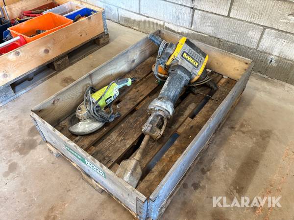 Nedbrydningshammer og vinkelsliber Dewald D25980