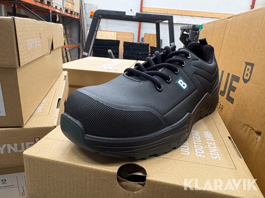 Sikkerhedssko Brynje 354 - sort - 105 par i alt