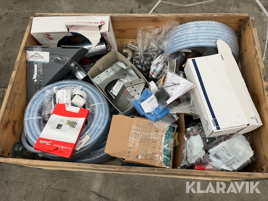 Lot - styreenhed, afløb, fittings og øvrigt