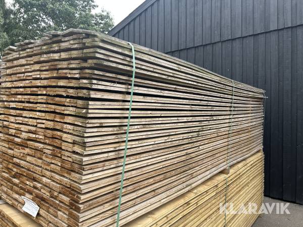 Brædder trykimprægneret Thorlund Skou 16 × 100 mm, 506 Styk