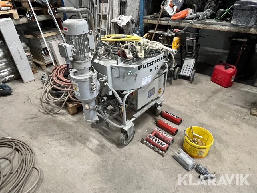 Flydespartel / Mørtelpumpe Putzmeister Mp 25