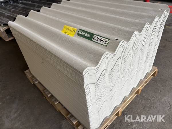 Tagplader Etex 110 x 118 cm 75 Styk