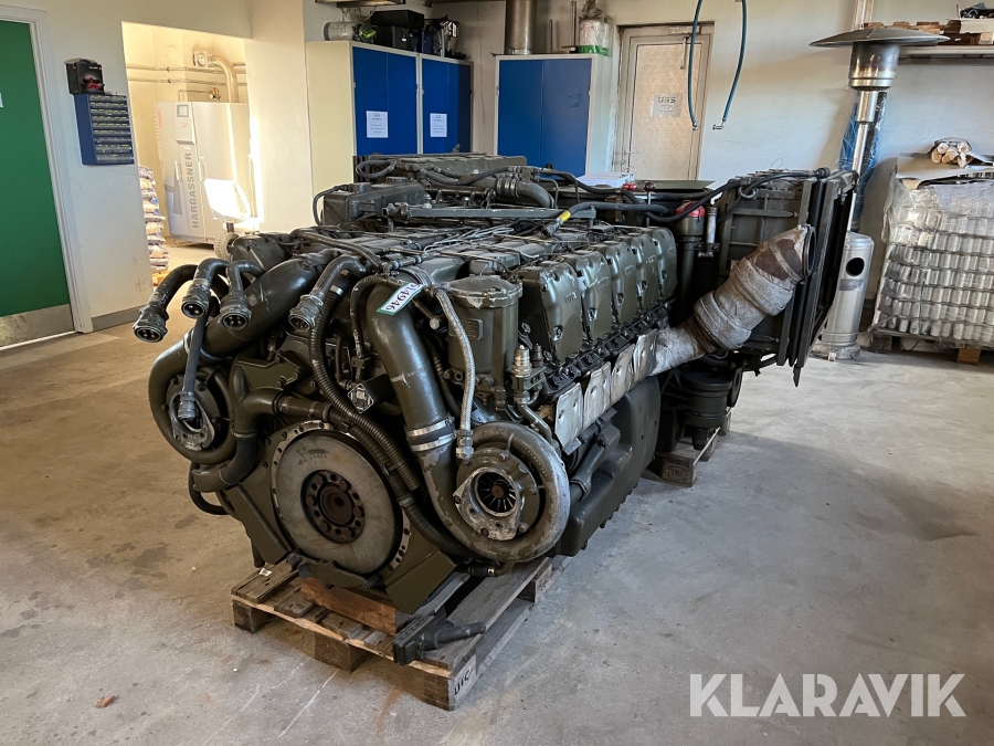 Motor med transmission 830 HK MTU Leopard 1 V10 37 liter