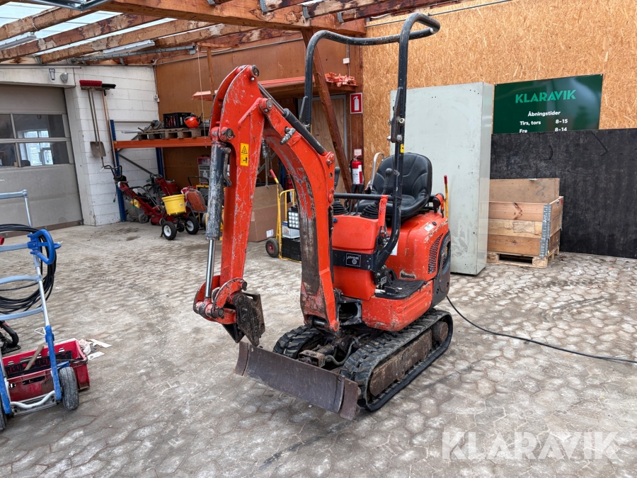 Elektrisk minigraver Kubota K008-3