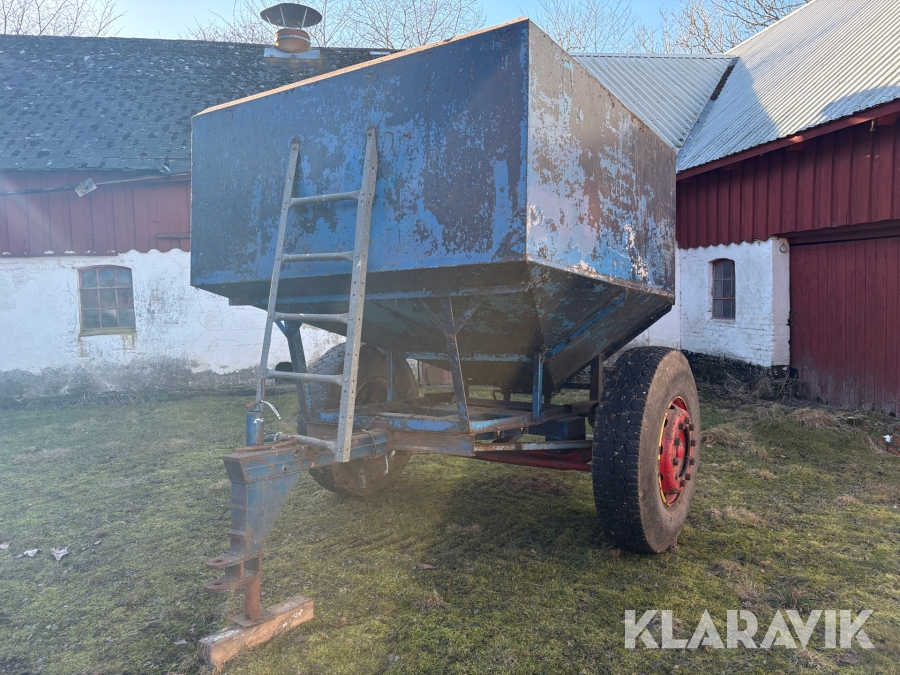 Kornvogn Herborg med bundudløb