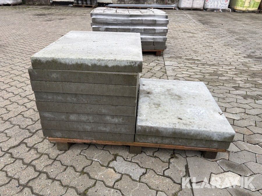 Fortovsflise 62.5x80x7 cm - 10 styk