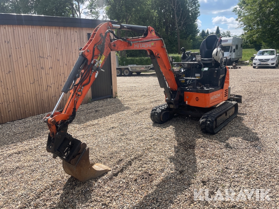 Minigraver Hitachi ZX19U-5A-YR med Tiltfunktion