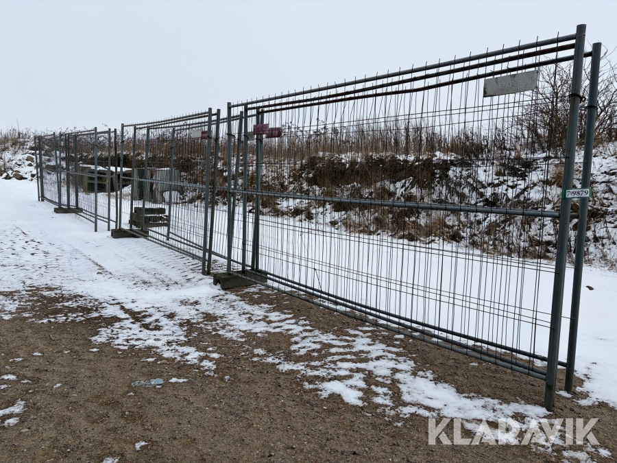 Byggehegn Betafence 13 hegn 10 blokke