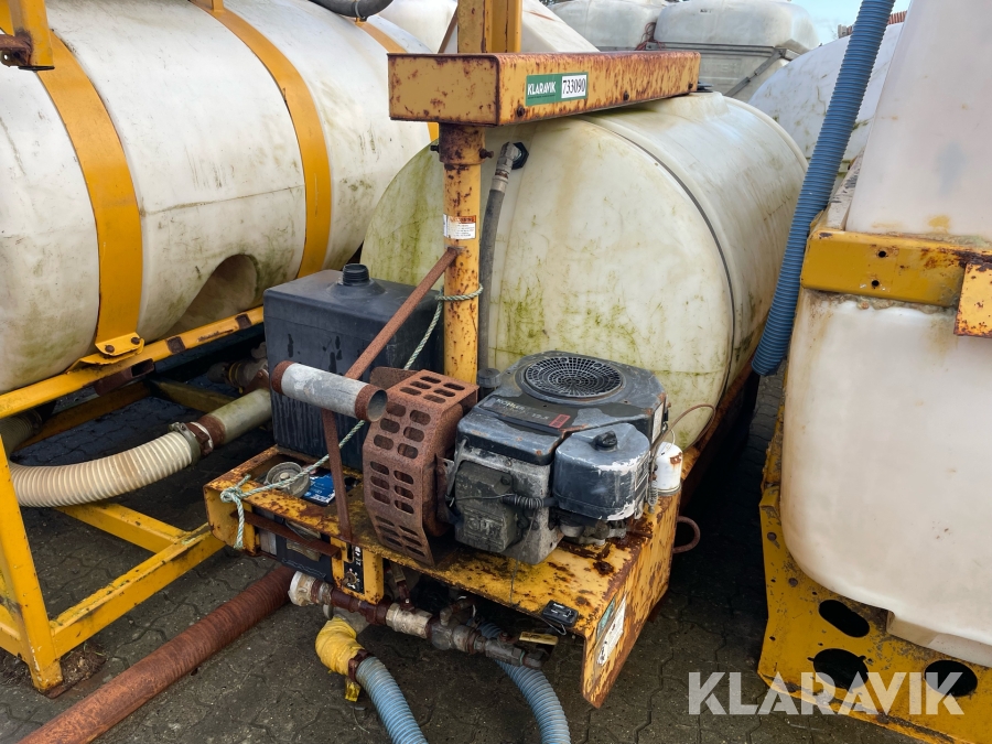 Blandeanlæg Vermeer MT300 1000liter tank