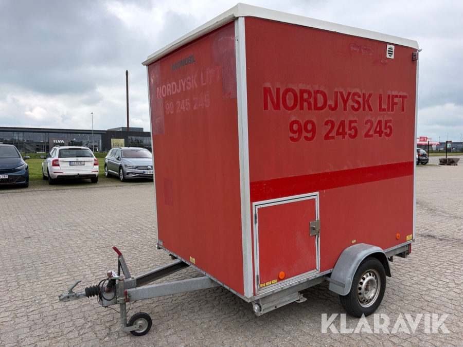 Badmobil Scanvogn 750kg - med bremser