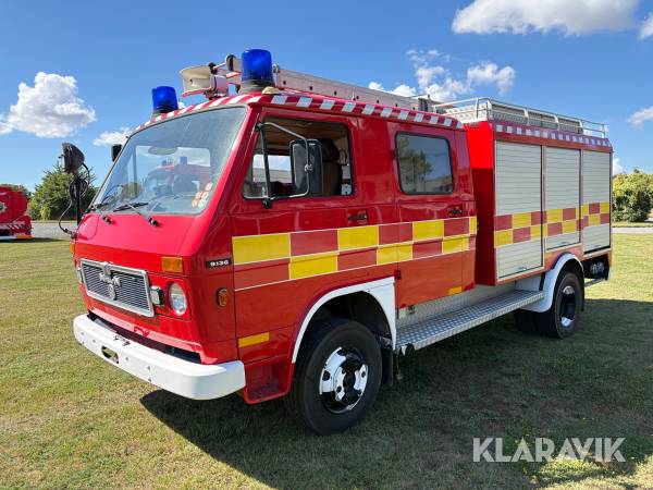 Veteranlastbil MAN 9.136 til brandsluknings- og redningskørsel