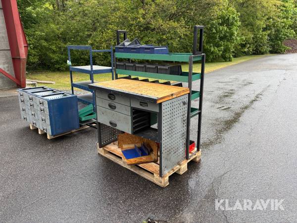 Reol til varebil Modul system, Edström