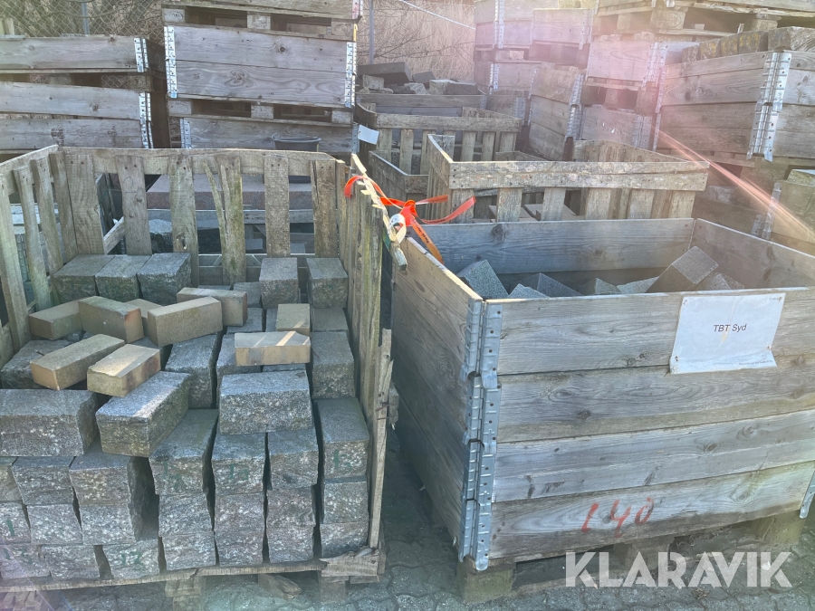 Granit/Brosten Granit Flere størrelser 103 paller