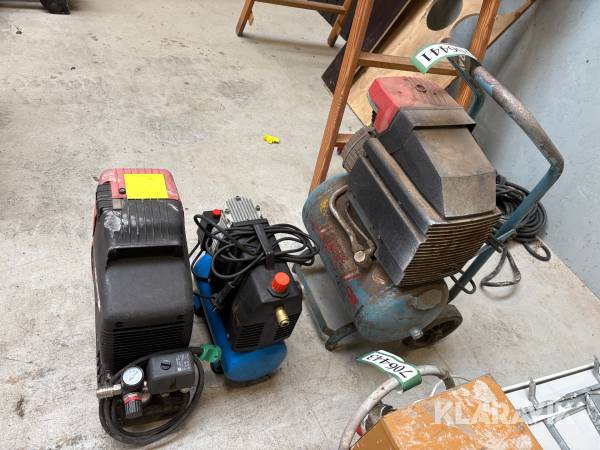 Generator og kompressorer 3 Styk