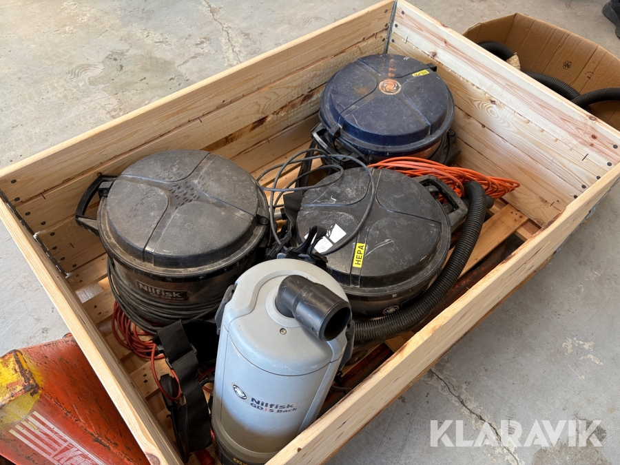 Støvsugere Nilfisk GD 5/GD930/VP930 - 4 styk