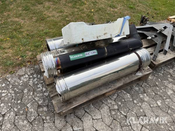 Komplet skorsten 1 styk