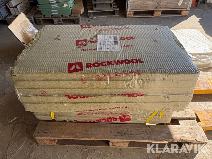 Isolering Rockwool Pladebatts 600x1000 mm 10 styk