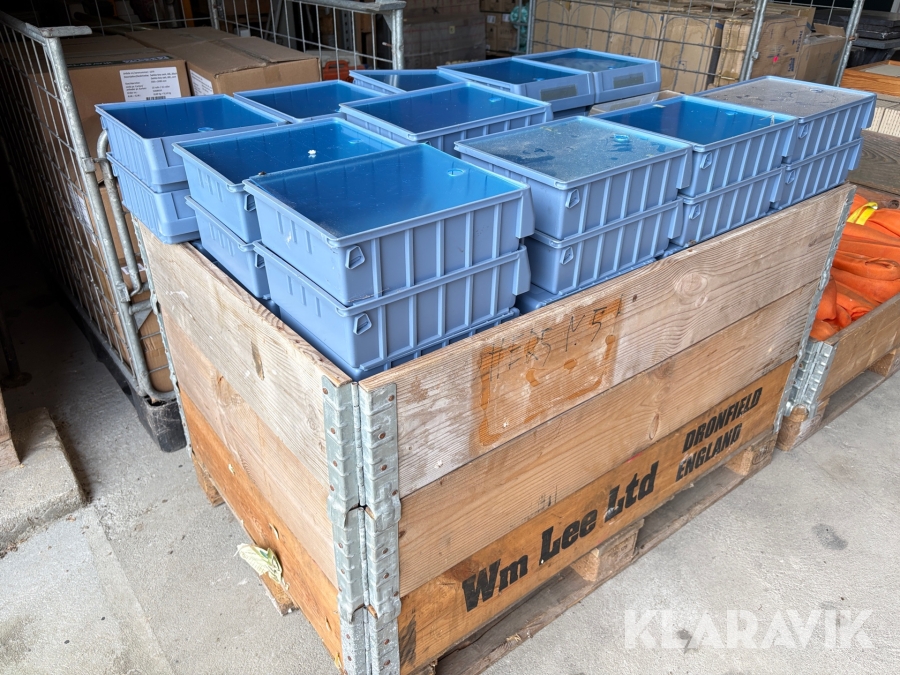 Industrielle plast opbevaringskasser Bito RK3209 - Ca. 115 styk