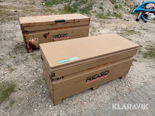Værktøjskasse Ridgid Jobmaster Chest 2 styk