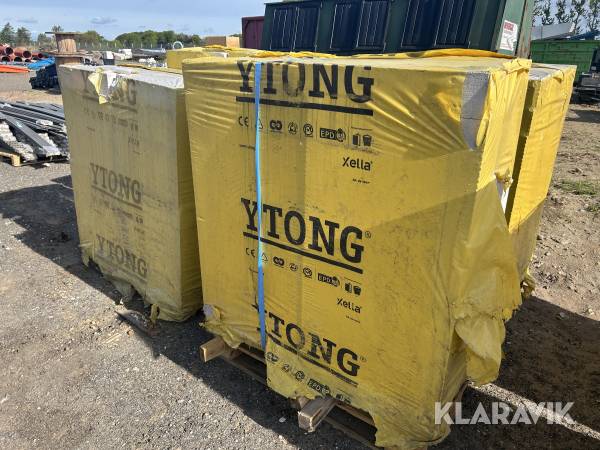 Gasbeton Ytong 4 paller 384 styk
