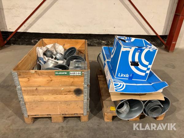 Ventilationsdele Lindab assorteret