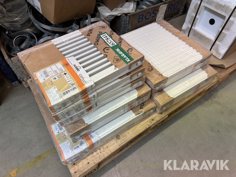 Radiatorer Purmo 7 styks LOT