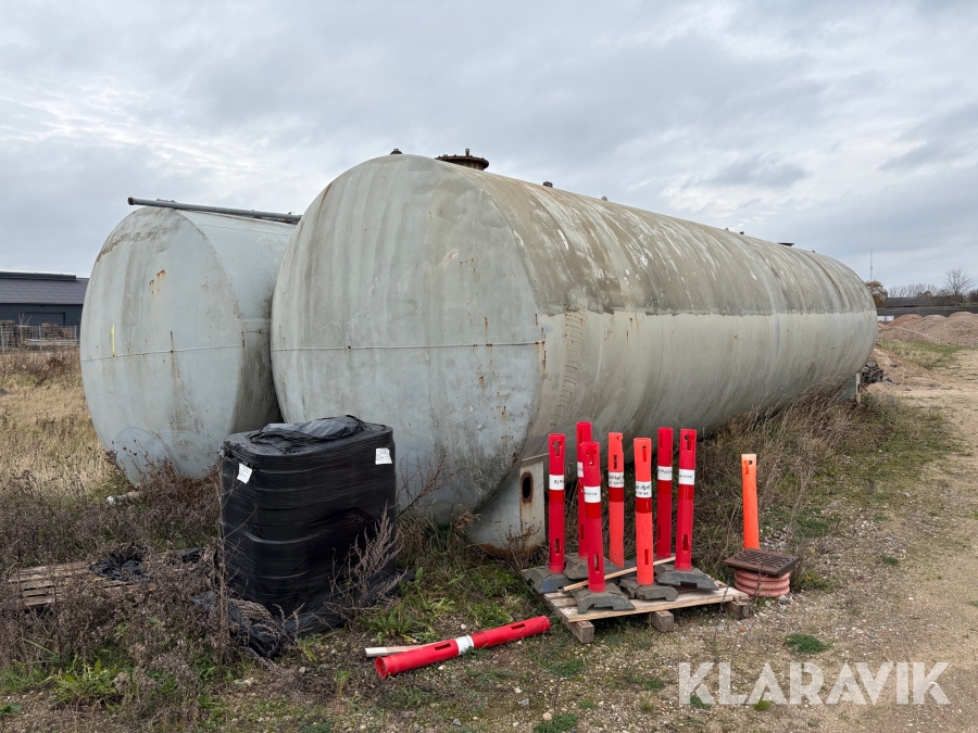 Ståltanke 2 styk à 100 kubik