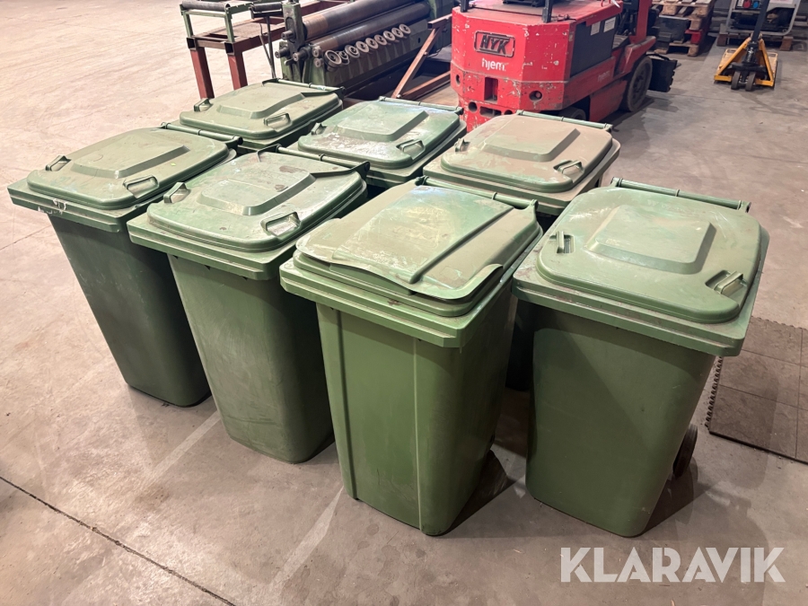 Affaldsspande Weber 240 L / 120 Kg 7 styk
