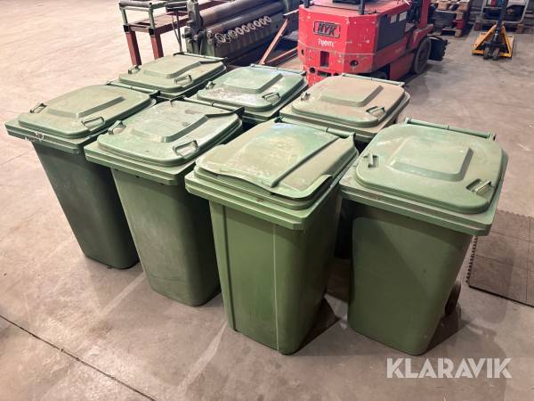 Affaldsspande Weber 240 L / 120 Kg 7 styk