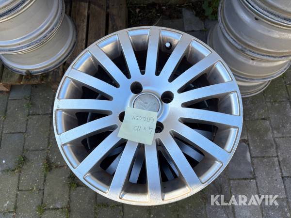 Alufælge Citroën 4 styk