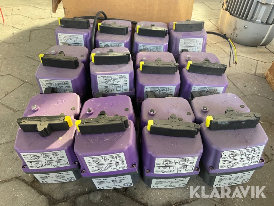 Motoriseret Kugleventil , Aktuatorer 12 stk H20 / J3