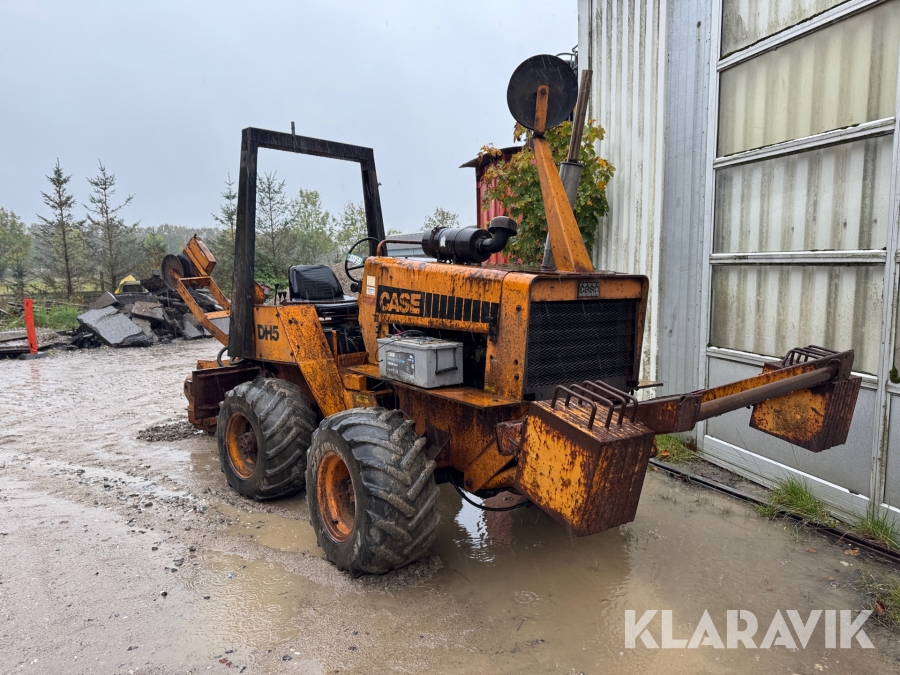 Hydraulisk kabel plov / drænfræser Case DH5